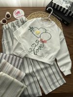 کراپ شلوار قلب بادکنکی