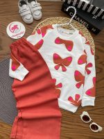 بلوز شلوار پروانه قلبی