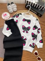 بلوز شلوار پروانه قلبی - Image 8