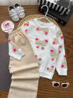 بلوز شلوار پروانه قلبی - Image 3