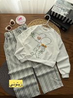 کراپ شلوار قلب بادکنکی - Image 6