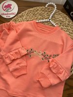 بلوز شلوار‌ گلدوزی آستین چین - Image 9