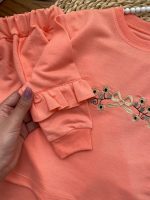 بلوز شلوار‌ گلدوزی آستین چین - Image 11