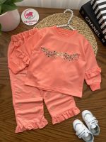 بلوز شلوار‌ گلدوزی آستین چین - Image 3