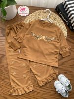 بلوز شلوار‌ گلدوزی آستین چین - Image 5