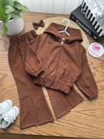 سویشرت شلوار مخمل کبریتی - Image 4