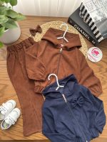 سویشرت شلوار مخمل کبریتی - Image 5