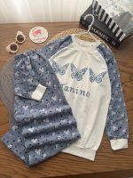 بلوز شلوار گل و پروانه - Image 2