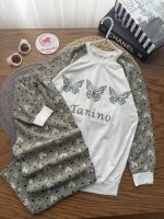 بلوز شلوار گل و پروانه - Image 5