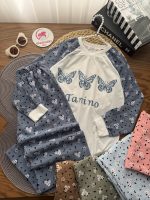 بلوز شلوار گل و پروانه