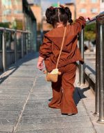 سویشرت شلوار مخمل کبریتی - Image 7