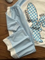 بلوز شلوار خرگوش چهارخونه - Image 5