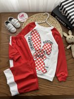 بلوز شلوار خرگوش چهارخونه - Image 4