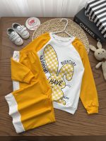 بلوز شلوار خرگوش چهارخونه - Image 3