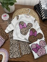 بلوز شلوار میکی پولک پلنگی