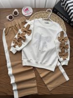 بلوز شلوار آستین پاپیون - Image 2