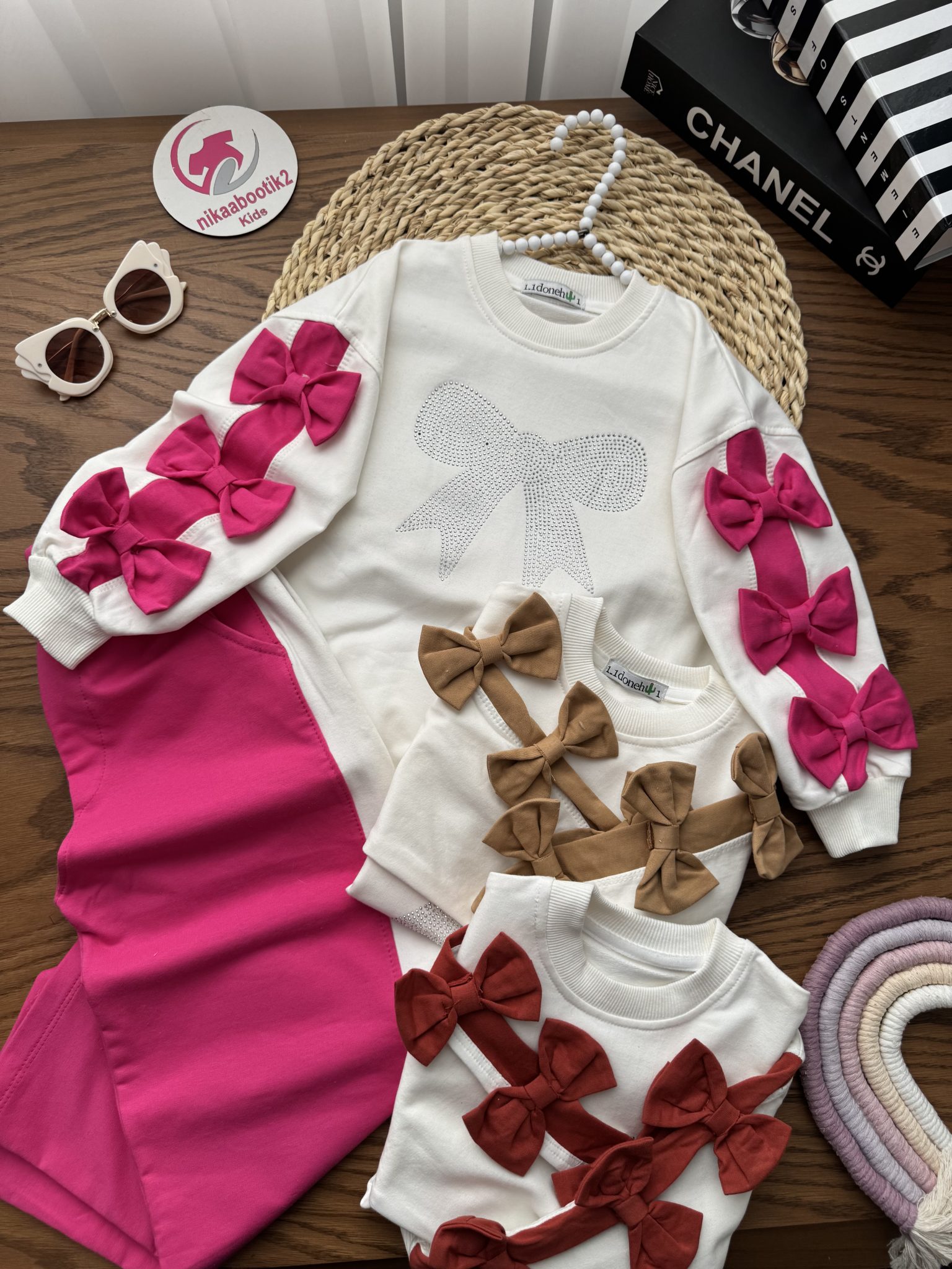 IMG_5468 بلوز شلوار آستین پاپیون - Image 1