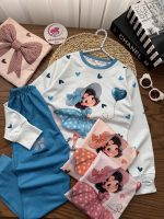 بلوز شلوار دختر کلاه به سر