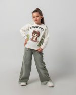 کراپ شلوار لبوبو ستاره ای - Image 3