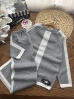 بلوز شلوار بافت نوار سفید - Image 2