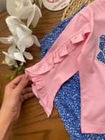 کراپ شلوار پاپیون مرواریدی - Image 3