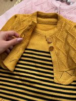 کت سارافون بافت راه راه - Image 8