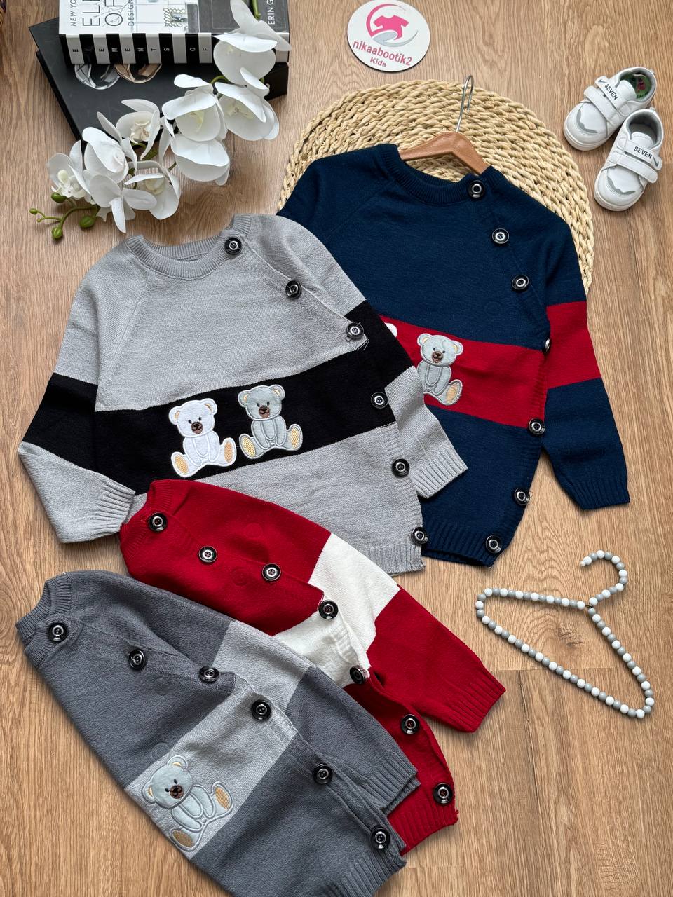 IMG_20251103_195729_505 بلوز بافت بغل دکمه - Image 1