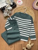 بلوز شلوار بافت راه راه - Image 2