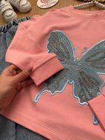 کراپ شلوار پروانه لی - Image 2