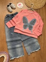 کراپ شلوار پروانه لی