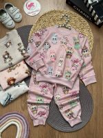 بلوز شلوار طرح دار