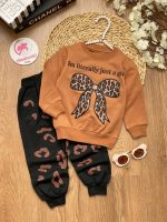 بلوز شلوار پلنگی پاپیون - Image 4