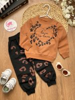 بلوز شلوار پلنگی LOVE - Image 2