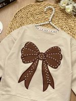 بلوز شلوار پاپیون و مروارید - Image 9