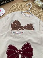 بلوز شلوار پاپیون و مروارید - Image 7