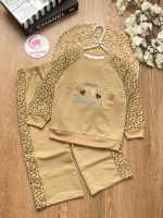 بلوز شلوار قلبی پلنگی - Image 5