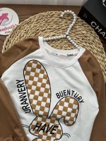 بلوز شلوار خرگوش چهار خونه - Image 11