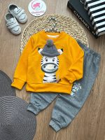 بلوز شلوار گورخر کلاه دار - Image 2