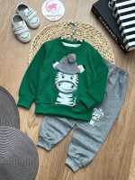 بلوز شلوار گورخر کلاه دار - Image 3