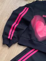 کراپ شلوار قلب سرخابی - Image 3