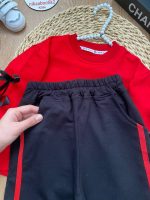 بلوز شلوار قرمز پاپیونی - Image 5