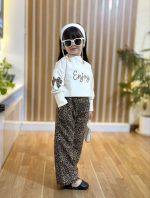 کراپ شلوار اینجوی پلنگی کبریتی - Image 9