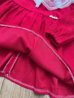 پیراهن مخملی یقه تور - Image 5