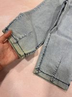 شلوار لی مام فیت(ایراددار) - Image 3