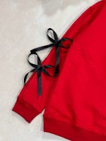 بلوز دورس قرمز پاپیونی - Image 2