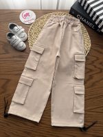 شلوار کارگو کتان (ایراددار)