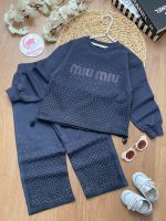 کراپ شلوار میو میو نگینی - Image 2