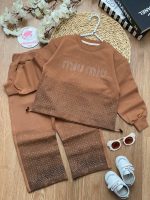 کراپ شلوار میو میو نگینی - Image 4