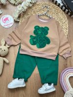 بلوز شلوار خرس سبز