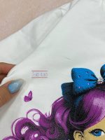 بلوز شلوار دختر موبنفش(ایراددار) - Image 2